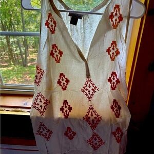 Lucky Brand Cream XL Top